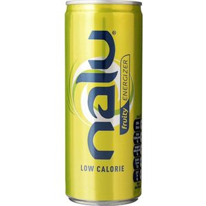 Nalu - Fruity - Energy - Groen/green - Drank/drink - Blik/can - 24x25cl - Nalu energie