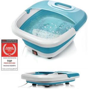 Vouwbaar Voetbubbelbad met Verwarming en LED-Roodlicht - Voetmassage-apparaat met 3 Instellingen
