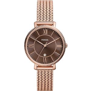 Fossil Jacqueline ES5322 Horloge - Staal - Rosékleurig - Ø 36 mm