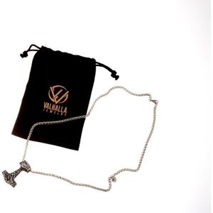 Viking Ketting - Ketting - Viking - Luxe - Ketting Heren - 30 cm - Mjolnir - Roestvrij Staal