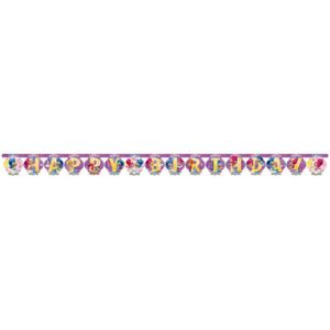 AMSCAN - Shimmer + Shine Happy Birthday slinger - Decoratie > Muur-, deur- en raamdecoratie
