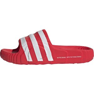 adidas Originals adilette 22 Badslippers - Unisex - Rood- 48 1/2