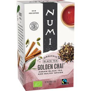 Numi - Zwarte thee - Golden Chai - Biologische thee (4 doosjes thee)