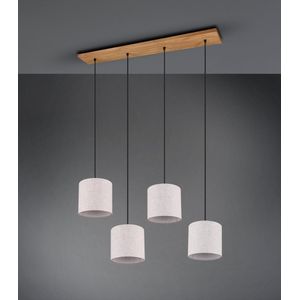 Vintage Hanglamp Elmau - Metaal - Grijs