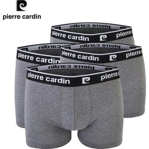 Pierre Cardin - Heren Onderbroeken 4-Pack - 95% Katoen - Boxershort - Grijs - Maat M