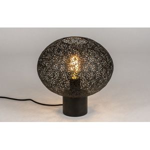 Lumidora Tafellamp 73943 - HUDSON - E27 - Zwart - Metaal - ⌀ 30 cm
