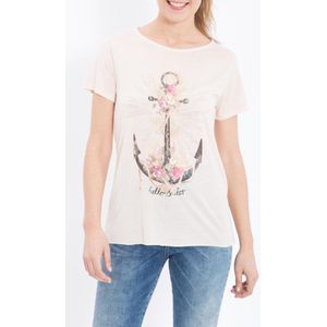 King Kerosin Female Shirt Anchor White-M