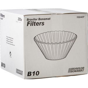 Bravilor - Korffilterpapier - B10 (152/437)s-s250 stuks