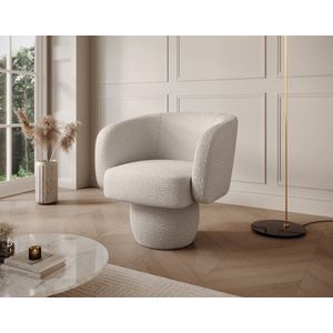 Fauteuil Norwich - Beige - Teddystof