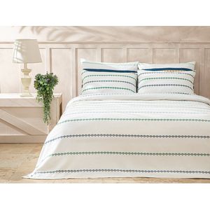 English Home Summer blanket - Bedsprei 150x220 cm - Blauw - Groen
