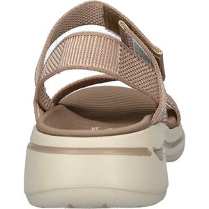 Skechers Arch Fit Go Walk dames sandaal - Taupe - Maat 36