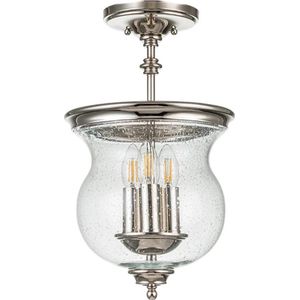 Feiss LED Plafondlamp Pickering Lane | 3X E14 Max 40W | Dimbaar | Polished Nickel