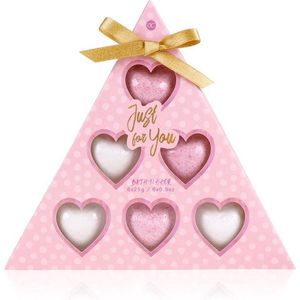 Geschenkset Badbruisers hart in mooie geschenkverpakking - Ideaal als valentijnsgeschenk