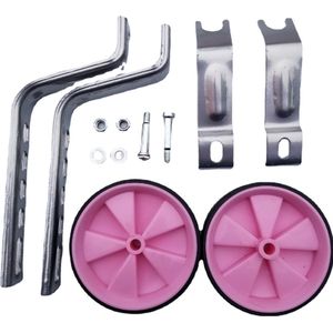 Voltano Zijwieltjes – Roze – 12-20 Inch - Zijwielen Voor Kinderfiets