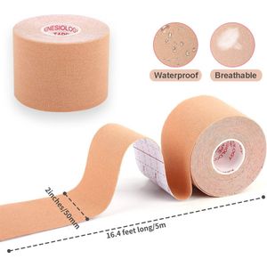 Borsten Tape - Roze - 5 meter - Plak BH - Borst Tape - Bra Tape - Fashion Tape Kleding - Dress Tape - Body Tape - Boob Lift