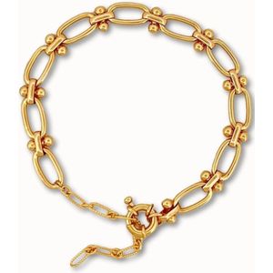 ByNouck Jewelry - Armband Link - Sieraden - Vrouwen - Goudkleurig - Armband - Essentials