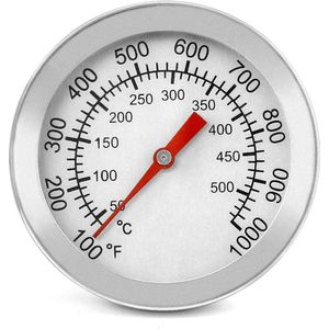 BBQ-Thermometer RVS Kookthermometer met 5 cm Wijzerplaat tot 500 Graden