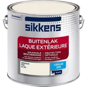 Sikkens Buitenlak - Zijdeglans - Ral 9010 - 2.5L