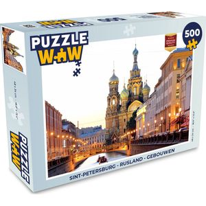 Puzzel Sint-Petersburg - Rusland - Gebouwen - Legpuzzel - Puzzel 500 stukjes