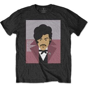 Prince - Many Faces Heren T-shirt - M - Zwart