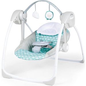 Compacte Schommelbank Swing met 6 Snelheden en Speelboog - Goji Kleur - Veilige 5-Punts Gordel - Voor Baby's van 3 tot 9 kg