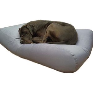 Dog's Companion - Hondenkussen / Hondenbed Staalgrijs vuilafstotende coating - S - 70x50cm