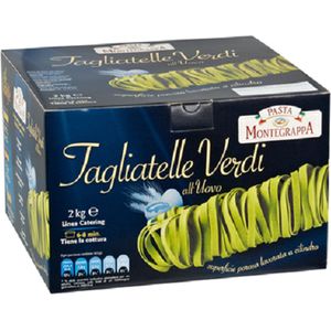 Montegrappa Tagliatelle all'Uovo Verdi tagliatelle met ei & spinazie 2 kg pak