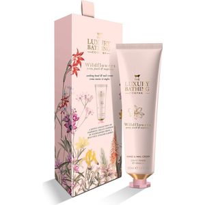 The Luxury Bathing Co. Bathing Rituals WILDFLOWERS PEONY,PEACH & RASPBERRY SOOTHING HAND & NAIL CREAM