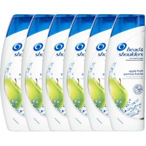 Head & Shoulders - Shampoo - Apple Fresh - 6 x 400 ML - Voordeelverpakking