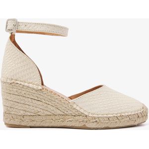 VIA VAI Flora Braid Espadrilles - Met Sleehak - Off White - Maat 40