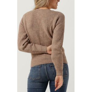 Minus Nephele Knit Pullover Truien & vesten Dames - Sweater - Hoodie - Vest- Taupe - Maat XXL