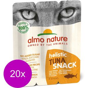 Almo Nature Holistic Snack Kat 3x5 g - Kattensnack - 20 x Tonijn