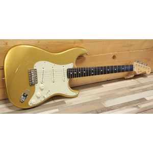Fender FSR MIJ Hybrid II Stratocaster, Mystic Aztec Gold RW - Elektrische gitaar, Made in Japan - goud