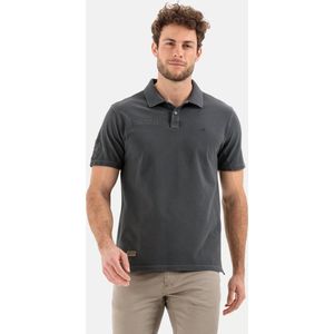 Camel Active poloshirt korte mouw grijs