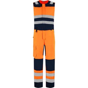 Tricorp 753007 Bodybroek High Vis Bicolor - Fluo Oranje/Inkt - 64