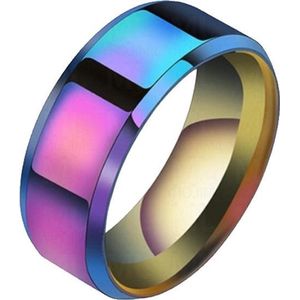 Heren ring Titanium Multicolor 8mm-20mm
