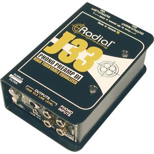 Radial J-33 Phono voorversterker - Studio preamp