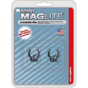 Maglite - Wandklemmen Voor Mini R6/Mini 2Aa/Led Pro+/Led Pro - 2 St.