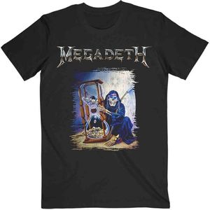 Megadeth - Countdown Hourglass Heren T-shirt - 2XL - Zwart
