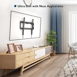 Platte en Gebogen TV's, TV Wall Mount 400x400mm