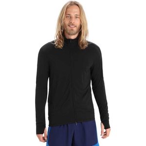 Icebreaker Zone Knit Zip Sweatshirt Black / Black - XL - Heren