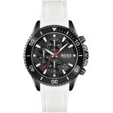 Hugo Boss Admiral 1513966 Horloge - Siliconen - Wit - Ø 45 mm