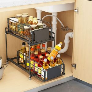 Uitschuifbare keukenlade - Organiseer uw keukenkasten met een handige