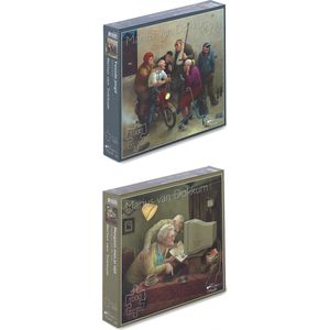 2 X Marius van Dokkum puzzel 1000 stukjes ""Meegaan met je tijd"" en ""Tweede jeugd