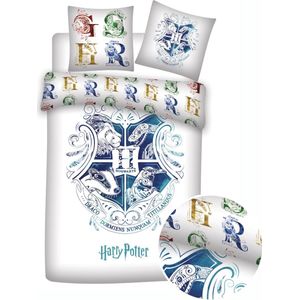 Harry Potter Dekbedovertrek - Eenpersoons - 140 x 200 cm - Katoen