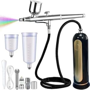 Airbrush Set Met Compressor Set – Airbrush Pistool - Airbrushsets - Compleet met Airbrush Pistool