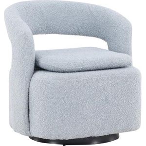 Teno draaibare fauteuil - boucle - lichtblauw