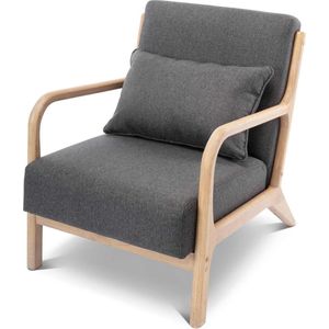 sweeek - Design fauteuil, lorens, l65 x p80 x h79cm