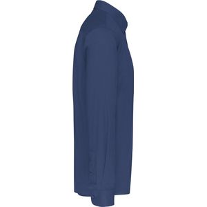 Overhemd Heren 6XL Kariban Lange mouw Deep Blue 65% Polyester, 35% Katoen