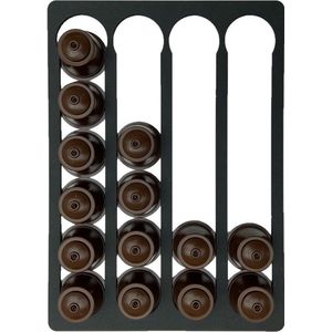 Dolce Gusto capsulehouders - Dolce Gusto padhouder - 24 Capsules - Zwart - Dolce Gusto capsulehouder - Dolce Gusto capsulehouder zwart - Capsulehouder Dolce Gusto - Cuphouder voor Dolce Gusto cups - Kerst cadeau - Moederdag cadeautje